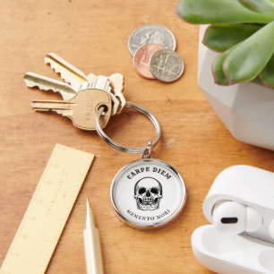  schedel Spooky Memento Mori Sleutelhanger