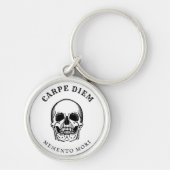 schedel Spooky Memento Mori Sleutelhanger (Voorkant)