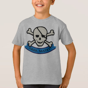 schedel - stalen Kinderen basisHanes zonder tong T-shirt