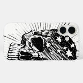Schedel & Stars II Case-Mate iPhone Case (Achterkant (horizontaal))