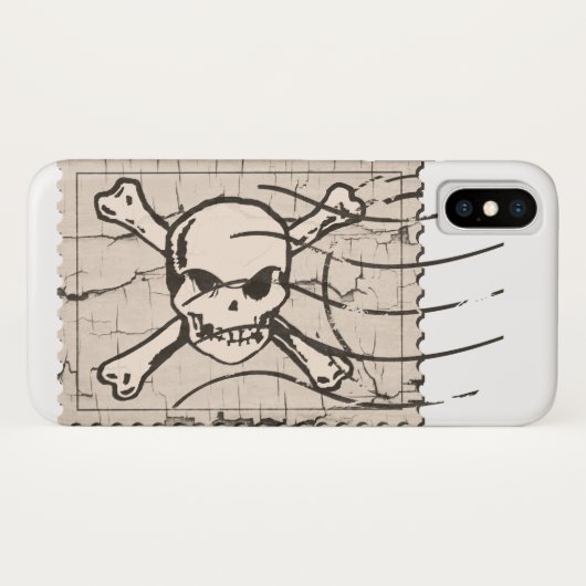 Schedel Stempel Case-Mate iPhone Case (Achterkant (horizontaal))