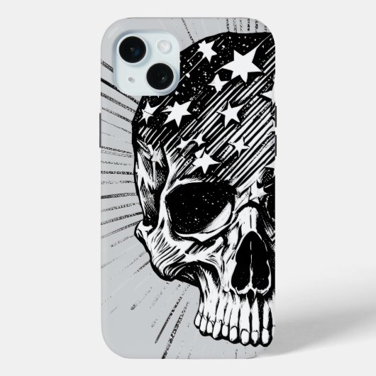 Schedel & Sterren II Case-Mate iPhone Case (Achterkant)