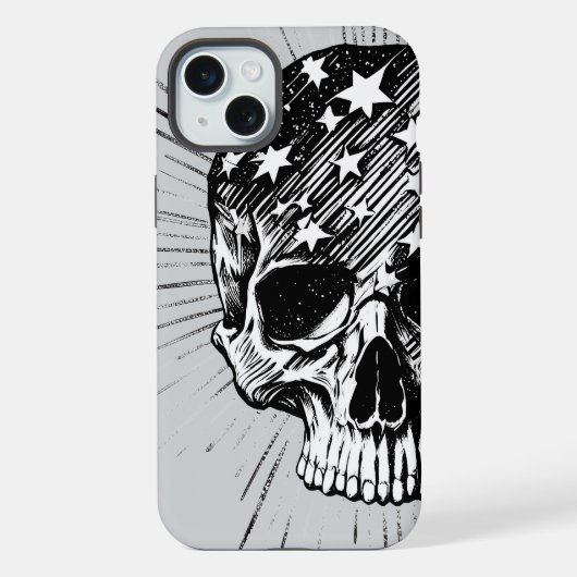 Schedel & Sterren II iPhone Hoesje (Achterkant)