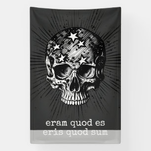 Schedel & Sterren III Spandoek