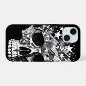 Schedel & Sterren IV iPhone 15 Case (Achterkant horizontaal)