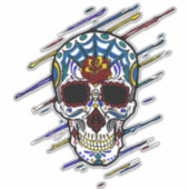 schedel sticker (Voorkant)