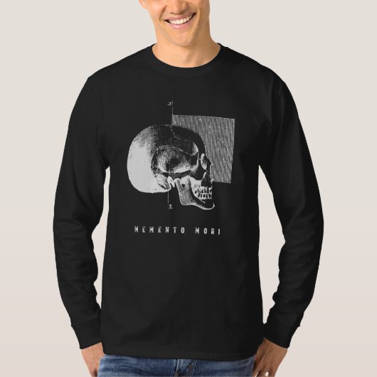 Schedel Stoic Memento Mori T-shirt (Voorkant)