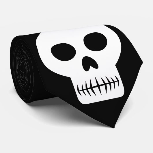 schedel stropdas (Opgerold)