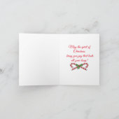 Schedel Suikerkerstman Kaart (Binnen)