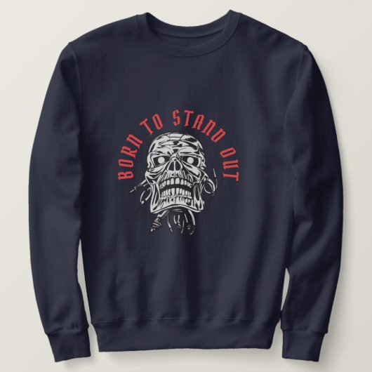 ("schedel sweatshirt") trui (Design voorkant)
