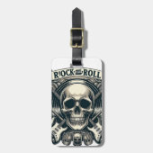 Schedel & Symbolen Bagagelabel (Voorkant verticaal)