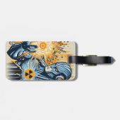 Schedel & Symbolen Bagagelabel (Achterkant horizontaal)