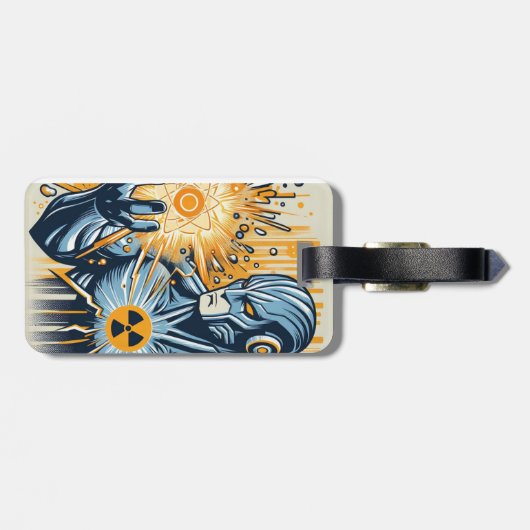 Schedel & Symbolen Bagagelabel (Achterkant horizontaal)