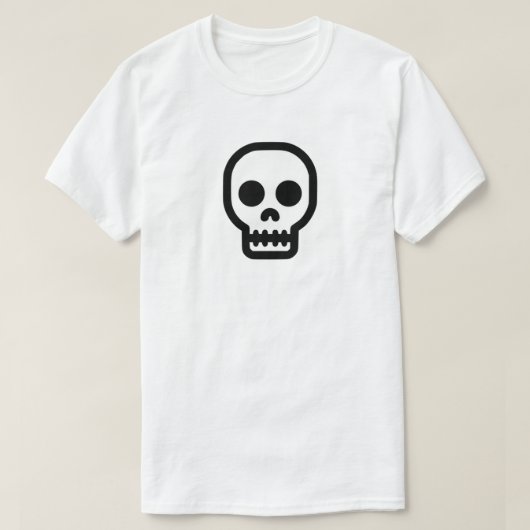 Schedel T-shirt (Personaliseer het!) (Design voorkant)