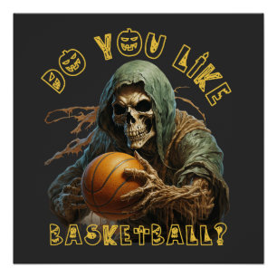 Schedel T-shirt Skelet Halloween Shirt Schedel Perfect Poster