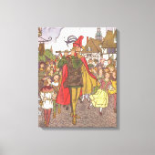  schedel Tale Pied Piper van Hamelin door Hauman Canvas Afdruk (Voorkant)
