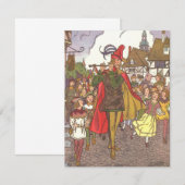 schedel Tale Pied Piper van Hamelin door Hauman Kaart (Voorkant / Achterkant)