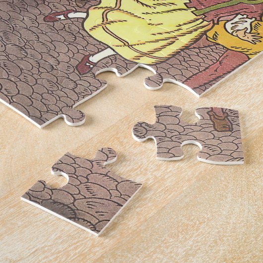  schedel Tale Pied Piper van Hamelin door Hauman Legpuzzel (Zijkant)