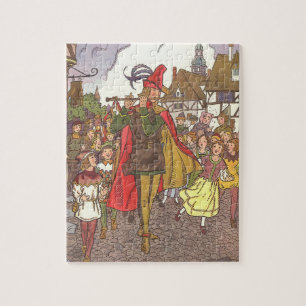  schedel Tale Pied Piper van Hamelin door Hauman Legpuzzel