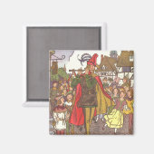  schedel Tale Pied Piper van Hamelin door Hauman Magneet (Voorkant / Achterkant)