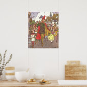 schedel Tale Pied Piper van Hamelin door Hauman Poster (Keuken)