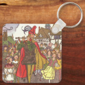  schedel Tale Pied Piper van Hamelin door Hauman Sleutelhanger (Achterkant)