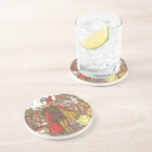  schedel Tale Pied Piper van Hamelin door Hauman Zandsteen Onderzetter (Zijkant)