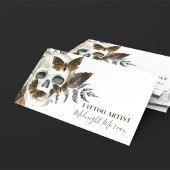 Schedel Tattoo Artist QR Code Visitekaartje