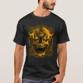 Schedel Tattoo Illustratie T-shirt (Voorkant)