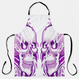 schedel tattoo japans stijl schort