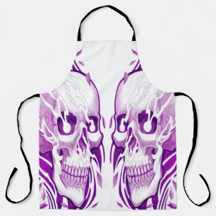 schedel tattoo japans stijl schort