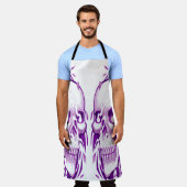 schedel tattoo japans stijl schort (Gedragen)