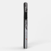 schedel tattoo stijl iPhoneboomwortel Case-Mate iPhone Case (Achterkant/rechts)