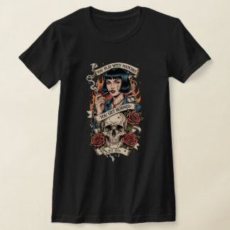 Schedel Tattoo Vintage Americana T-shirt