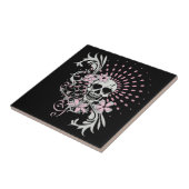  schedel tegeltje (Zijkant)