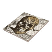  schedel tegeltje (Zijkant)