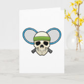 Schedel Tennis Tennisracket Kaart (Gele Bloem)
