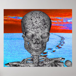 Schedel Tijdreiziger Poster