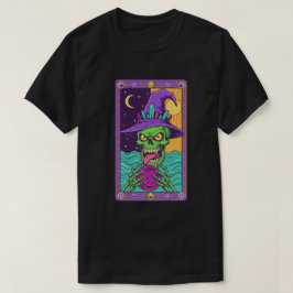 Schedel tovenaar graffiti Fantasy Streetwear T-Shi T-shirt