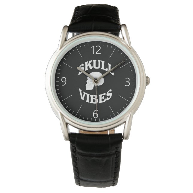 Schedel trillingen horloge (Voorkant)