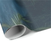 Schedel tussen watervallen en bloemen cadeaupapier (Rol Hoek)