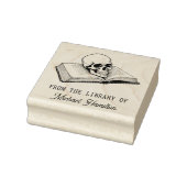  schedel uit de bibliotheek van het boek Custom Na Rubberstempel (Stempel)