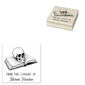  schedel uit de bibliotheek van het boek Custom Na Rubberstempel (Gestempeld)