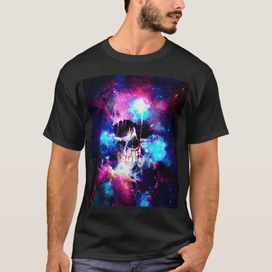 Schedel uit de ruimte t-shirt (Voorkant)