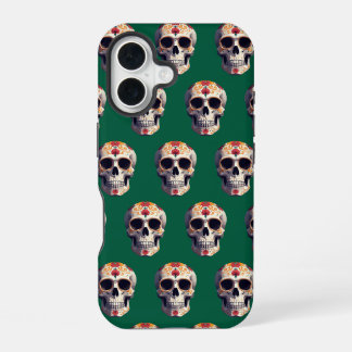 Schedel van de Dag van de Doden 2 iPhone 16 Hoesje