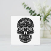 Schedel van de Dag van de Doden Kaart (Staand voorkant)