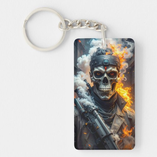 Schedel van de Dood Sleutelhanger (Voorkant)