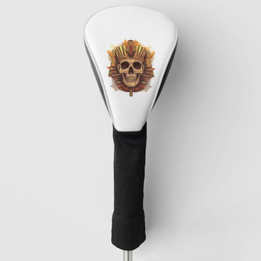 Schedel van de farao golfheadcover (Voorkant)