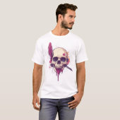 Schedel van de Grimmige Dichter T-shirt (Voorkant volledig)