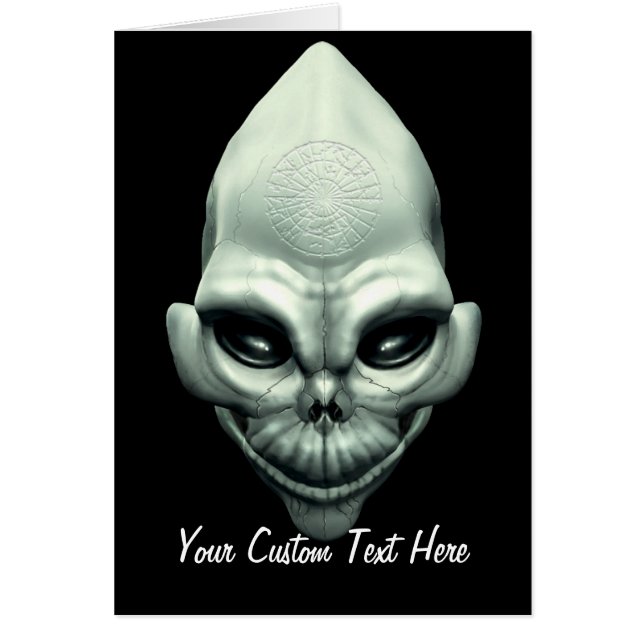 Schedel van de Kosmische ruimte van de Marsbewoner (Voorkant)